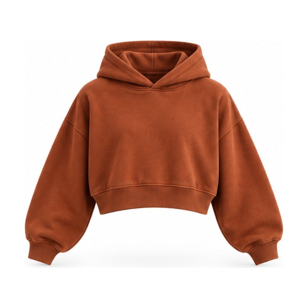 Cropped Boxy Hoodie