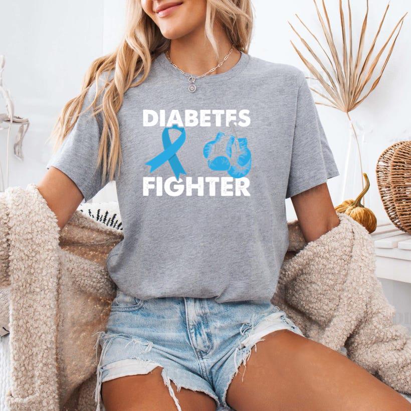 Boxing Gloves Diabetes Fighter T-Shirt