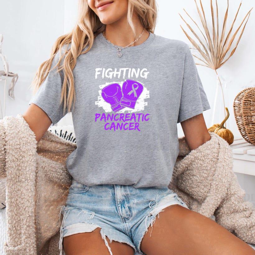 Boxing Gloves Pancreatic Cancer T-Shirt