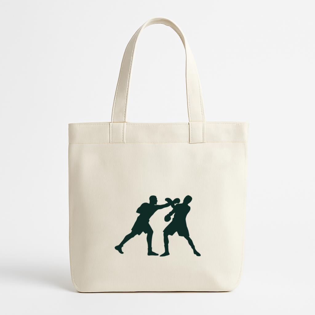 Boxing Punch Block Canvas Tote Bag