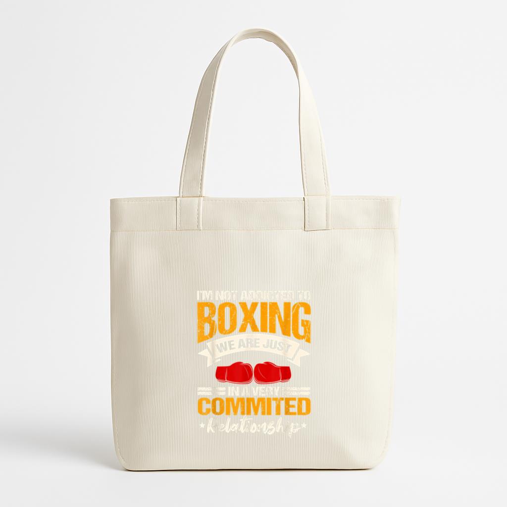 Boxing Ring Gloves Boxer Canvas Tote Bag