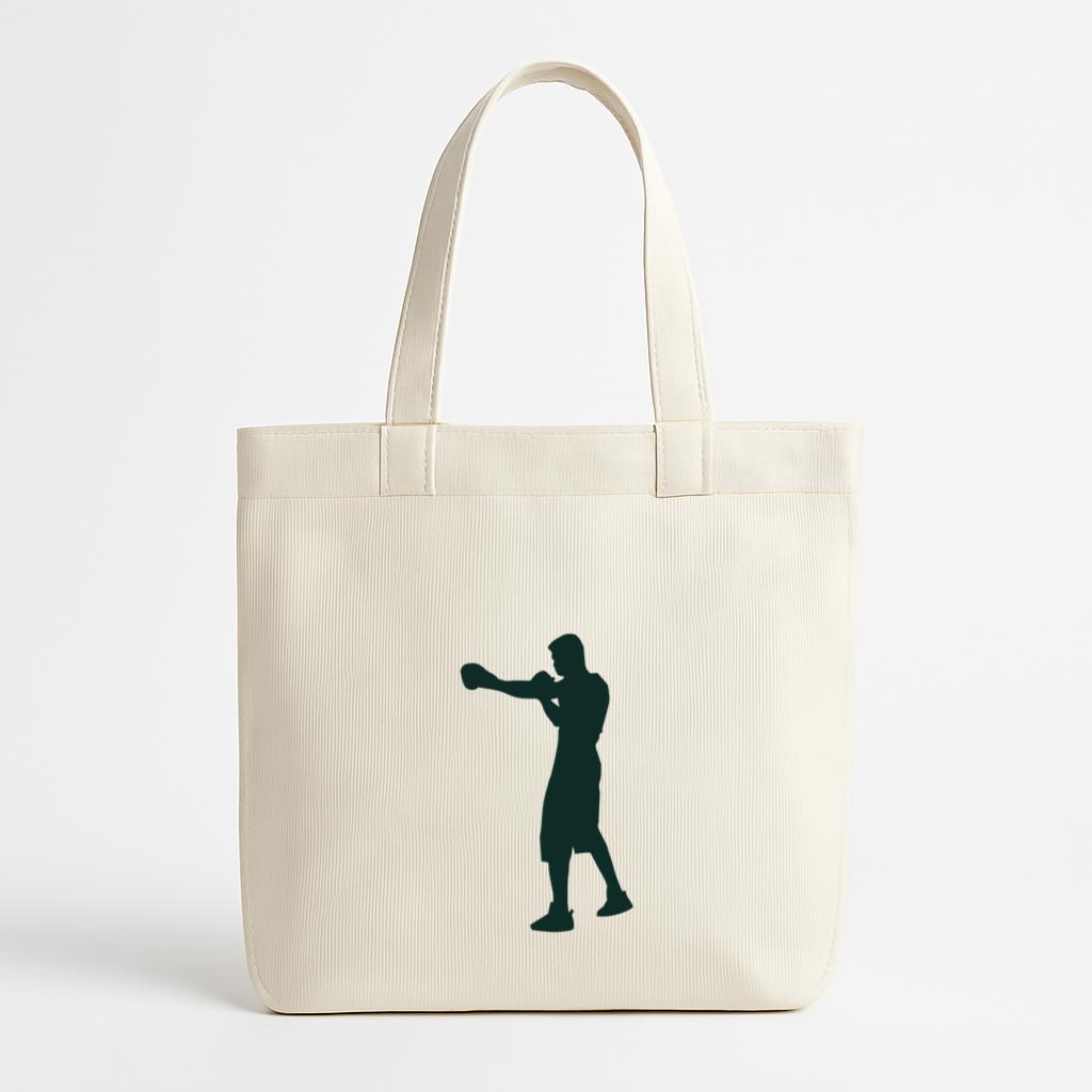 Boxing Shadowboxing Training Canvas Tote Bag
