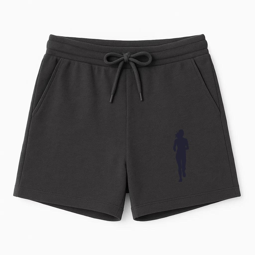 Female Marathon Running Silhouette Short