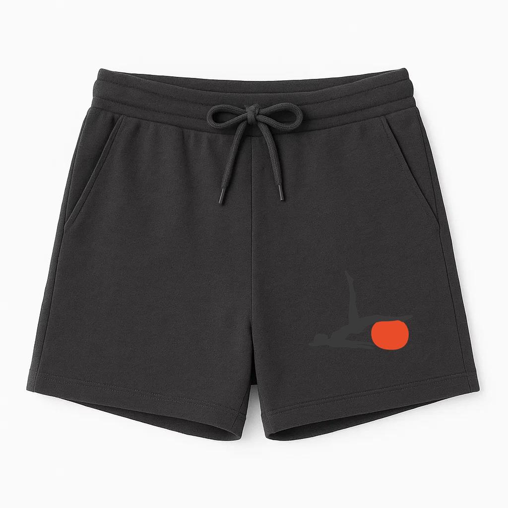 Girl Exercising Pilates Silhouette Short