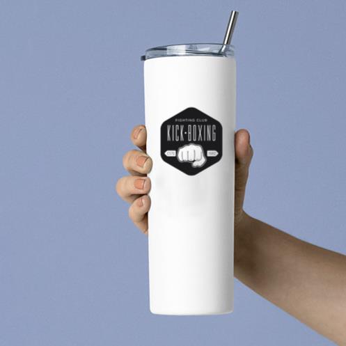Kickboxing Club Logo Tumbler