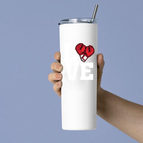 Love Boxing Gloves Tumbler