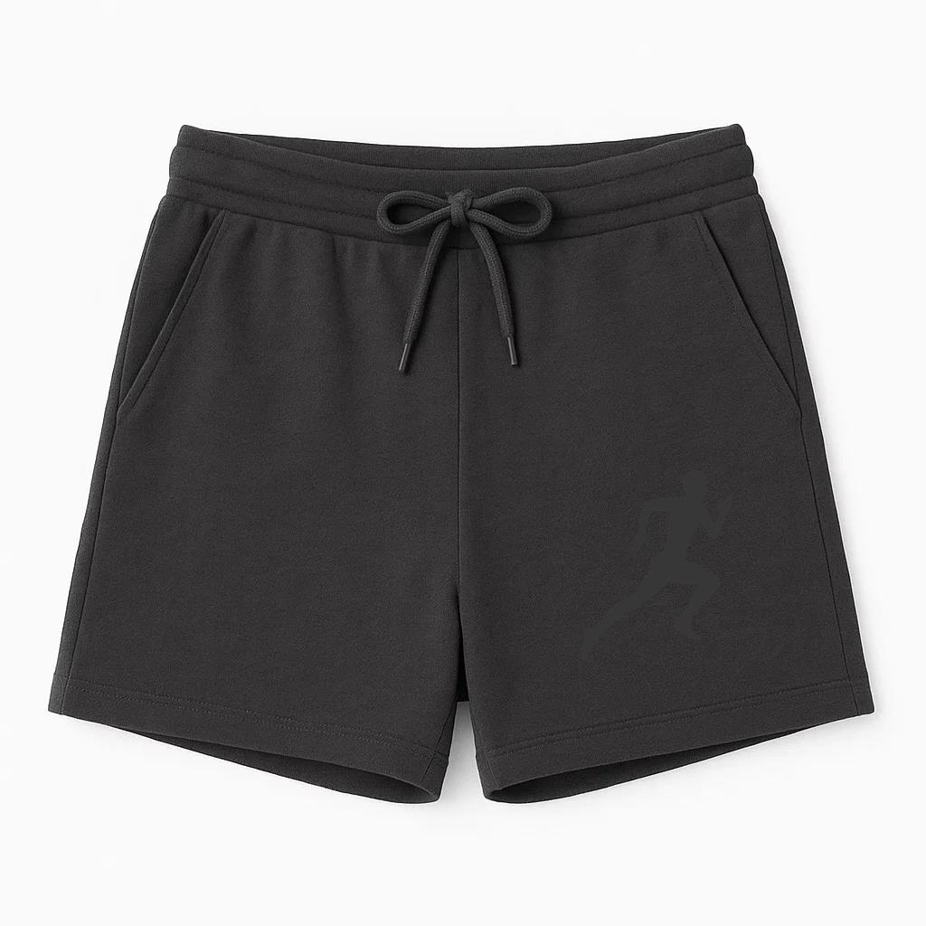 Man Running Hard Silhouette Short