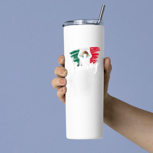 Mexican Boxing Humor Boxer Tumbler