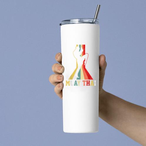 Muay Thai Kickboxing Thai Boxing Retro Tumbler