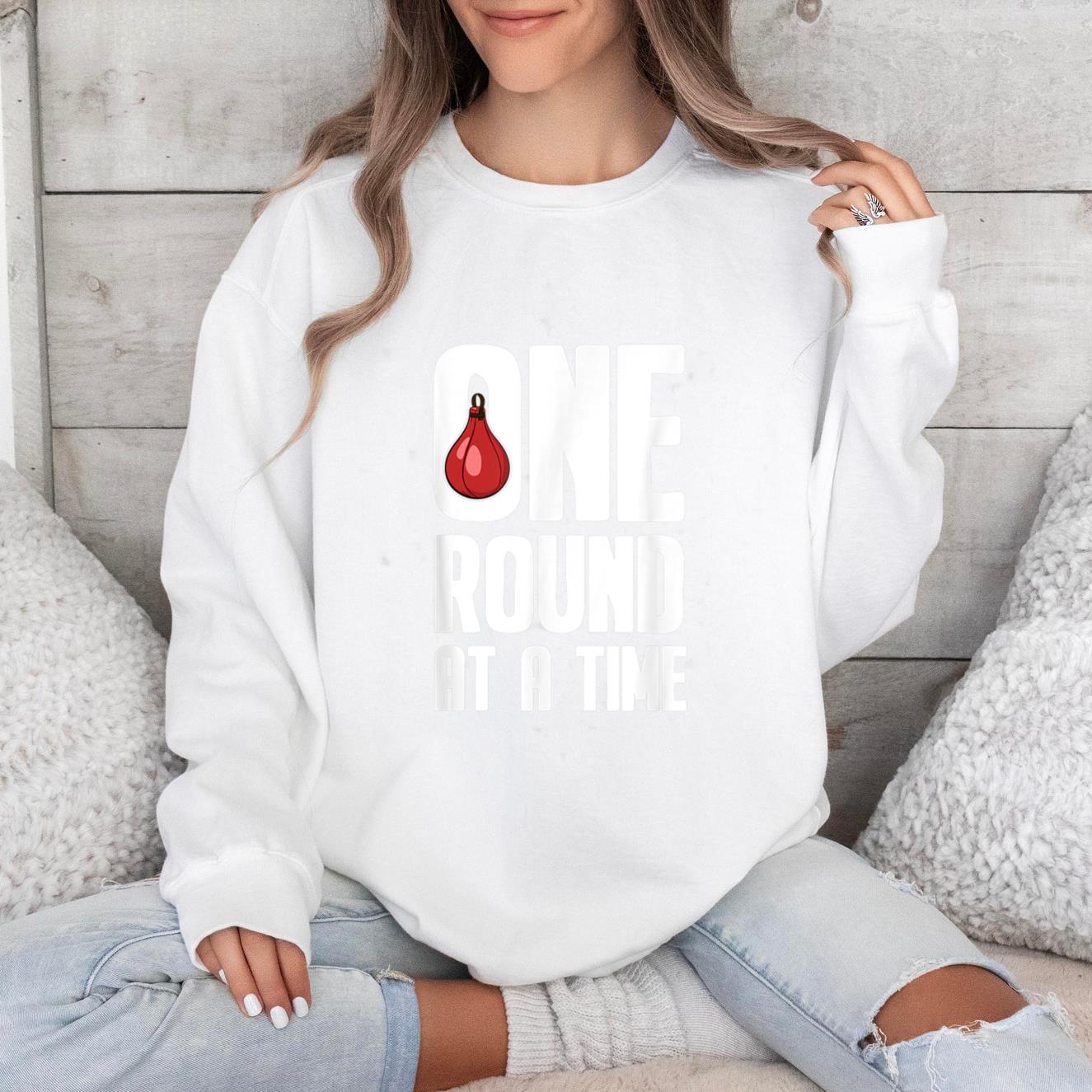 One Round At A Time Boxing Sweatshirt
