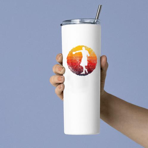 Retro Vintage Boxing Tumbler