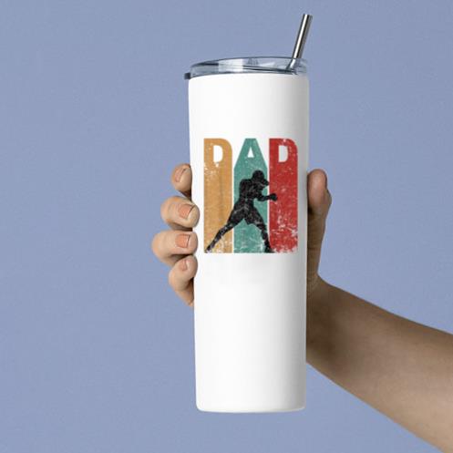Vintage Boxing Dad Fathers Day Tumbler