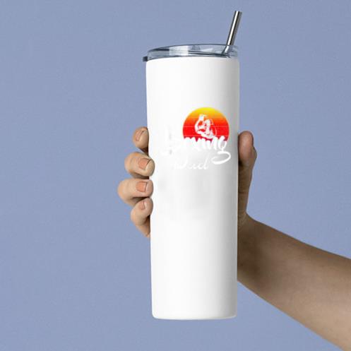 Vintage Boxing Dad Retro Sunset Tumbler