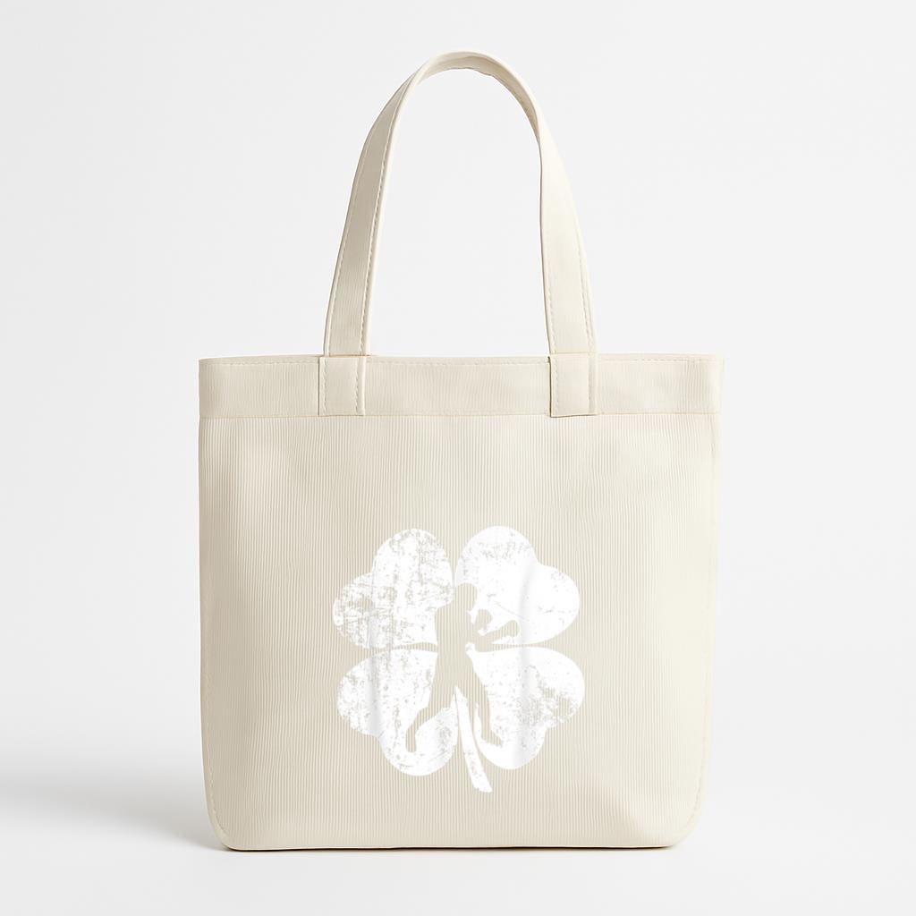 Vintage Boxing St. Patricks Day Canvas Tote Bag