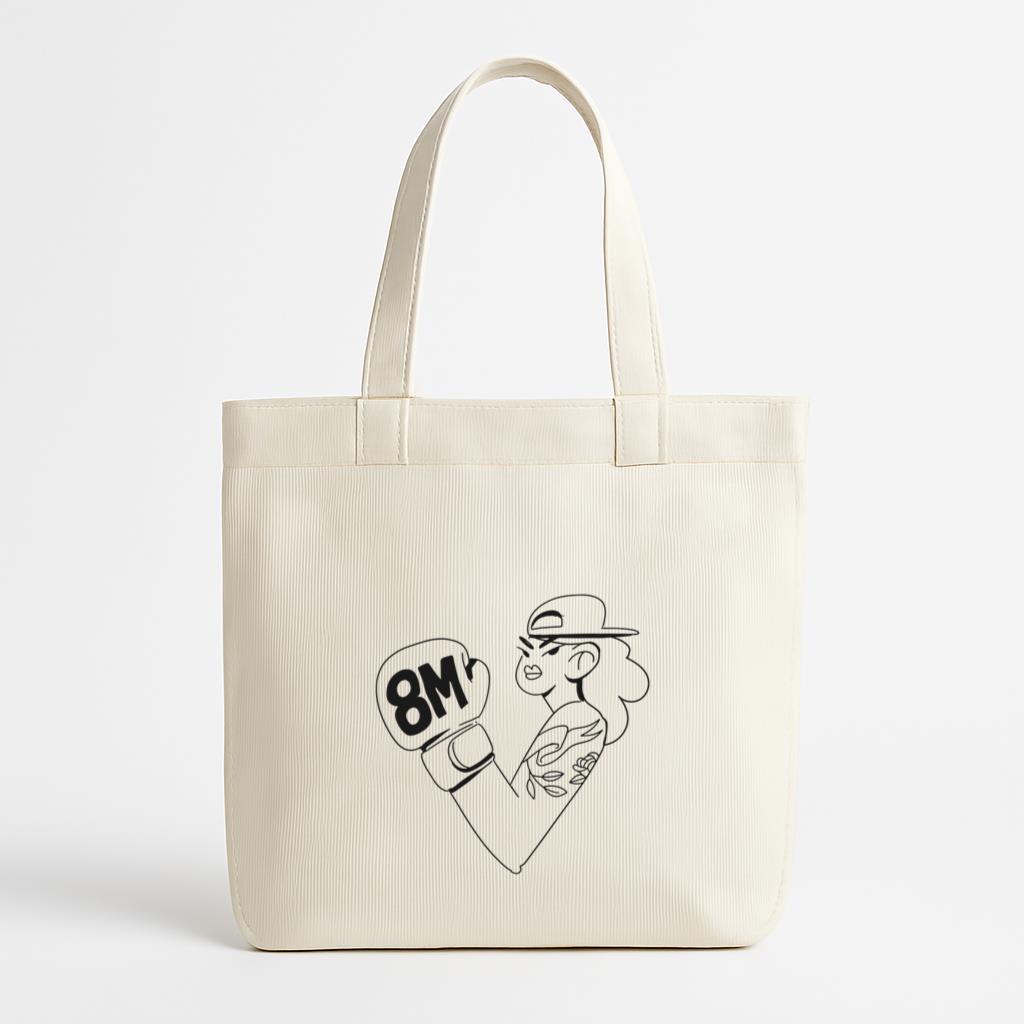Womens Day Girl 8M Canvas Tote Bag