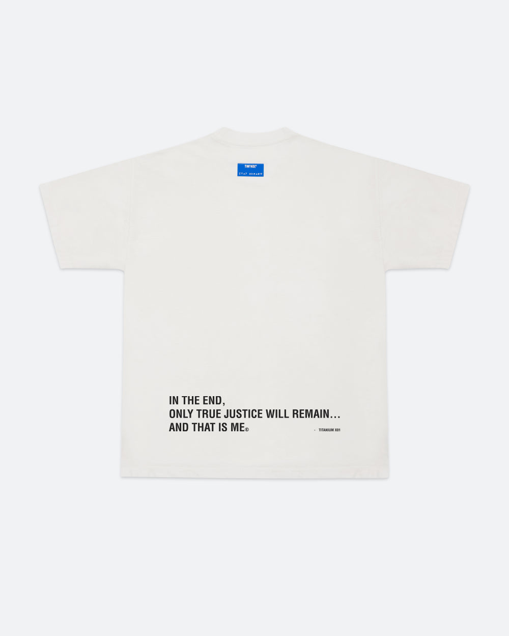 Titanium Tee Unisex T-Shirt 100% Combed Cotton Slightly Oversized Fit 275gsm